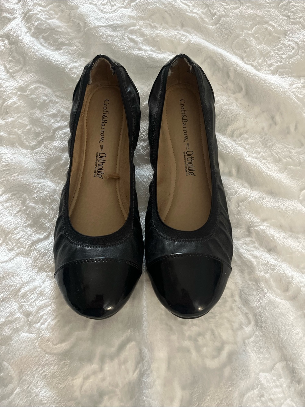 Croft & Barrow Black Women's Ballet Flats sz 8